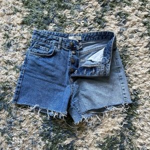 Two-toned Stradivarius Denim Short